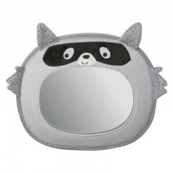 Oglinda auto pentru supraveghere bebelusi Raccon FreeON Grey