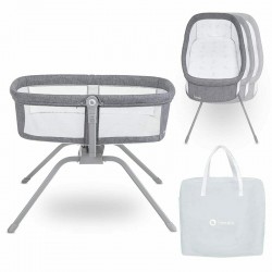 Lionelo - Patut balansoar Malin 3 in 1 Pliabil 0-9 kg Geanta Transport Asamblare Rapida Ultra-Usor Conform cu standardele europe