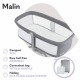 Lionelo - Patut balansoar Malin 3 in 1 Pliabil 0-9 kg Geanta Transport Asamblare Rapida Ultra-Usor Conform cu standardele europe