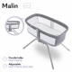 Lionelo - Patut balansoar Malin 3 in 1 Pliabil 0-9 kg Geanta Transport Asamblare Rapida Ultra-Usor Conform cu standardele europe