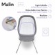 Lionelo - Patut balansoar Malin 3 in 1 Pliabil 0-9 kg Geanta Transport Asamblare Rapida Ultra-Usor Conform cu standardele europe