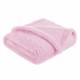 Bocioland - Paturica pufoasa pentru copii Din fleece Dimensiune mare 80 x 100 cm Pink