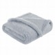 Bocioland - Paturica pufoasa pentru copii Din fleece Dimensiune mare 80 x 100 cm Gray