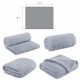 Bocioland - Paturica pufoasa pentru copii Din fleece Dimensiune mare 80 x 100 cm Gray