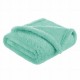 Bocioland - Paturica pufoasa pentru copii Din fleece Dimensiune mare 80 x 100 cm Mint