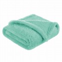 Bocioland - Paturica pufoasa pentru copii Din fleece Dimensiune mare 80 x 100 cm Mint