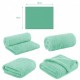 Bocioland - Paturica pufoasa pentru copii Din fleece Dimensiune mare 80 x 100 cm Mint