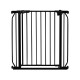 Lionelo - Poarta de siguranta prin presiune Truus Slim 105 cm Conform cu standardul europeane de securitate EN1930 Negru Onyx
