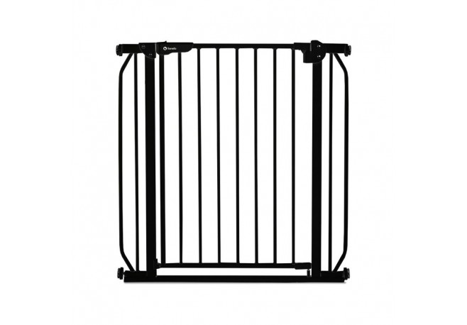 Lionelo - Poarta de siguranta prin presiune Truus Slim 105 cm Conform cu standardul europeane de securitate EN1930 Negru Onyx