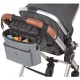 Organizator auto si pentru carucior 3 in 1 Transformabil in gentuta mamici Cu suport pentru tableta iPad Cu buzunare FreeON Grey