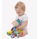Jucarie mare pentru carucior scoica auto si patut Cu jucarie de dentitie Cu sunete Activity Friend Clip Clop 39 cm Playgro