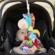 Jucarie mare pentru carucior scoica auto si patut Cu jucarie de dentitie Cu sunete Activity Friend Clip Clop 39 cm Playgro