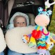 Jucarie mare pentru carucior scoica auto si patut Cu jucarie de dentitie Cu sunete Activity Friend Clip Clop 39 cm Playgro