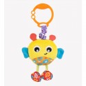 Jucarie cu vibratii pentru carucior scoica auto si patut Wiggling Bertie Bee 23 cm Playgro