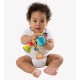 Jucarie pentru carucior scoica auto si patut Cu jucarie de dentitie Zoe Zebra Munchimal 32 cm Playgro