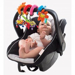 Spirala cu jucarii multifunctionale pentru carucior scoica auto si patut Cu jucarie de dentitie Amazing Garden Twirly Whirly 33 