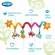 Spirala cu jucarii multifunctionale pentru carucior scoica auto si patut Cu jucarie de dentitie Amazing Garden Twirly Whirly 33 