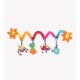 Spirala cu jucarii multifunctionale pentru carucior scoica auto si patut Cu jucarie de dentitie Amazing Garden Twirly Whirly 33 