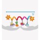 Spirala cu jucarii multifunctionale pentru carucior scoica auto si patut Cu jucarie de dentitie Amazing Garden Twirly Whirly 33 