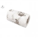 MimiNu - Perna pentru alaptat tip manson Din bumbac certificat Oeko Tex Standard 100 25 cm Design Calm Forest Beige