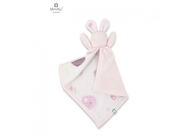 MimiNu - Lanka Jucarie textila moale pentru bebelusi Cu doua fete Materiale certificate Oeko Tex Standard 100 45 x 27 cm Baby Sh