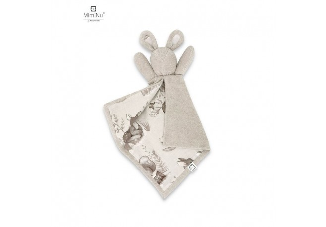 MimiNu - Lanka Jucarie textila moale pentru bebelusi Cu doua fete 45 x 27 cm Materiale certificate Oeko Tex Standard 100 Calm Fo
