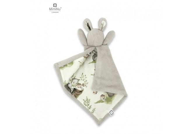 MimiNu - Lanka Jucarie textila moale pentru bebelusi Cu doua fete Materiale certificate Oeko Tex Standard 100 45 x 27 cm Calm Fo