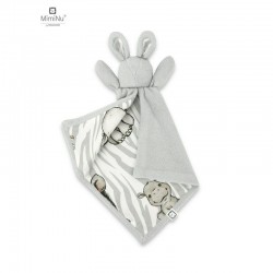 MimiNu - Lanka Jucarie textila moale pentru bebelusi Cu doua fete 45 x 27 cm Materiale certificate Oeko Tex Standard 100 Safari 