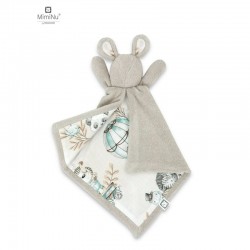 MimiNu - Lanka Jucarie textila moale pentru bebelusi Cu doua fete 45 x 27 cm Materiale certificate Oeko Tex Standard 100 Zoo on 