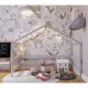 Casuta de joaca din lemn certificat FSC In stil scandinav YappyHytte House YappyKids 169x89x135 cm Gri