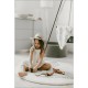Comoda de infasat YappyClassic din lemn Cu trei sertare Cu blat de infasat detasabil YappyKids 105x50x90 cm Gri