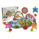 Lean Toys - Salteluta de activitate cu pian Cu 4 jucarii Cu oglinda Multicolor