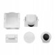 Bocioland - Set 4 protectii magnetice pentru mobilier Cu banda adeziva Alb