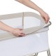 Lionelo - Patut co-sleeper Luna 2 in 1 Cu laterala culisanta Cu setare unghiulara Cu roti Reglabil in 6 pozitii pe inaltime Bej