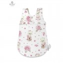 MimiNu - Sac de dormit pentru bebelusi De iarna Cu volanase Din bumbac certificat Oeko Tex Standard 100 Cu fermoar lateral Cu ca