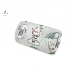 MimiNu - Perna pentru alaptat tip manson Din bumbac certificat Oeko Tex Standard 100 25 cm Parachutes Olive
