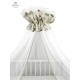 MimiNu - Baldachin mare din tull Cu funda din bumbac Dimensiune 400x170 cm Materiale certificate Oeko Tex Standard 100 Design Ca
