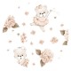 MimiNu - Baldachin mare din tull Cu funda din bumbac Dimensiune 400x170 cm Materiale certificate Oeko Tex Standard 100 Design Po