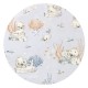 MimiNu - Baldachin mare din tull Cu funda din bumbac Dimensiune 400x170 cm Materiale certificate Oeko Tex Standard 100 Design Se