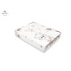 Miminu - Cearceaf cu elastic Din bumbac certificat Oeko Tex Standard 100 Pentru pat 160x80 cm Design Powdery Pink Ballerina