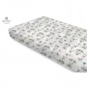 Miminu - Cearceaf cu elastic Din bumbac certificat Oeko Tex Standard 100 Pentru pat 160x80 cm Parachutes Olive
