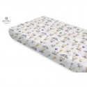 Miminu - Cearceaf cu elastic Din bumbac certificat Oeko Tex Standard 100 Pentru pat 160x80 cm Parachutes Blue