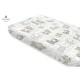Miminu - Cearceaf cu elastic Din bumbac certificat Oeko Tex Standard 100 Pentru pat 160x80 cm Safari Beige