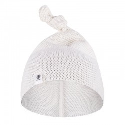 Petite&Mars - Caciulita tricotata Huggy Moale 3 - 6 luni Bumbac 100% Alb