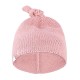 Petite&Mars - Caciulita tricotata Huggy Moale 3 - 6 luni Bumbac 100% Roz