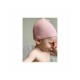 Petite&Mars - Caciulita tricotata Huggy Moale 3 - 6 luni Bumbac 100% Roz