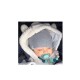 Petite&Mars - Caciulita tricotata Huggy Moale 3 - 6 luni Bumbac 100% Gri