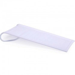 Petite&Mars - Suport de baie Meli Din material textil 100% bumbac 43 x 23.5 cm Anatomic Alb
