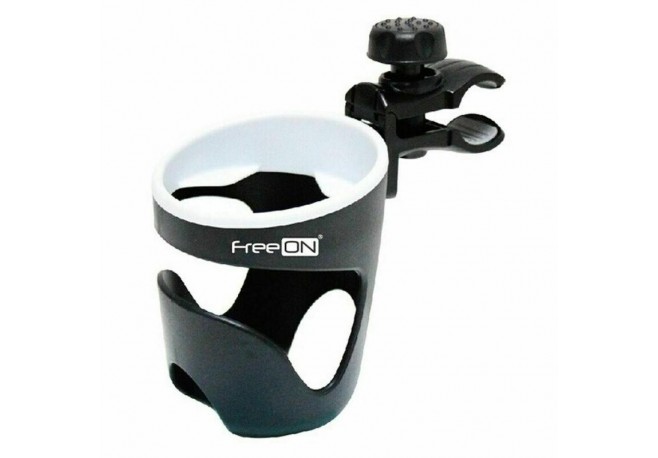 Suport universal pentru carucior Pentru biberon/pahar FreeON Negru