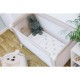 Saltea pliabila pentru patut Cu husa detasabila din bumbac Pentru patut de dimensiunea 120x60 cm Bubaba Rainbow